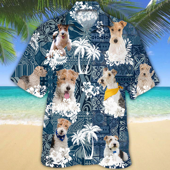 Wire Fox Terrier Hawaii Shirt Ha1282