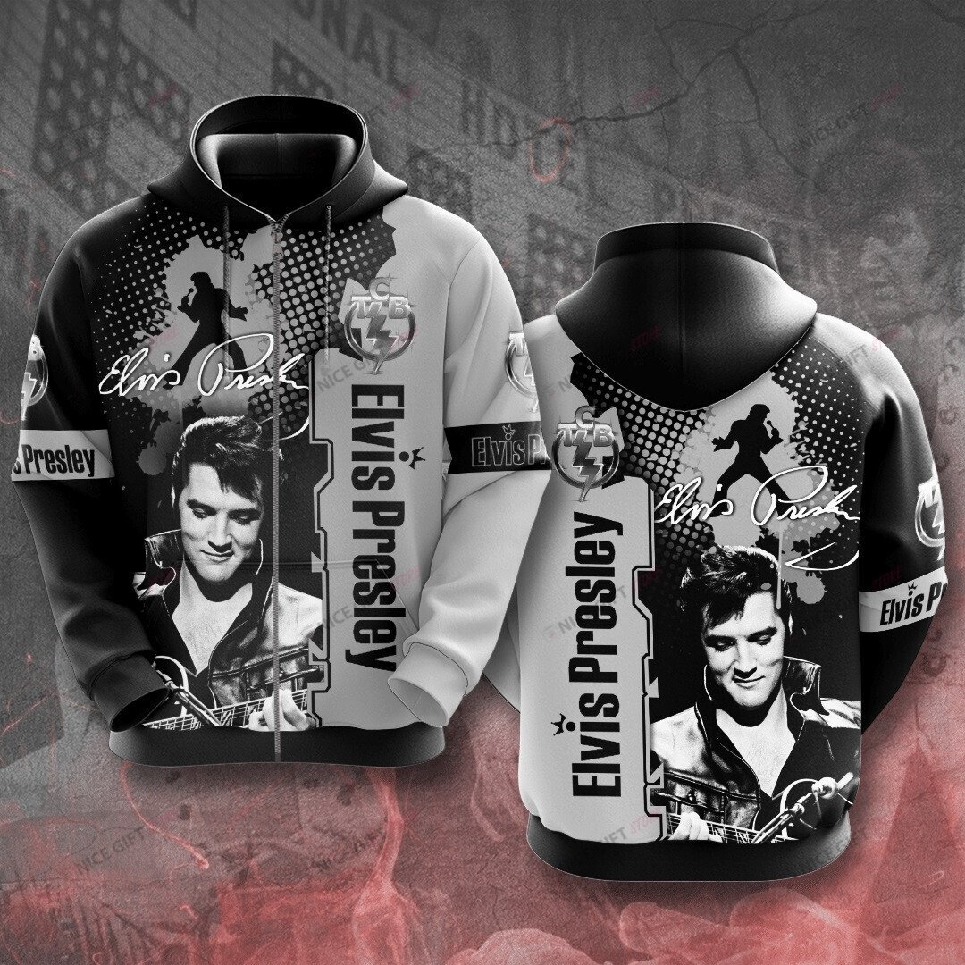 Elvis Presley Zip Hoodie 3D 3Zh-R1Q5