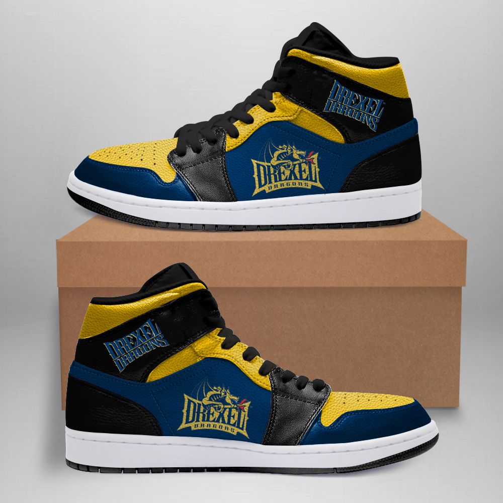 drexel dragons Black Air Jordan Sneakers Shoes