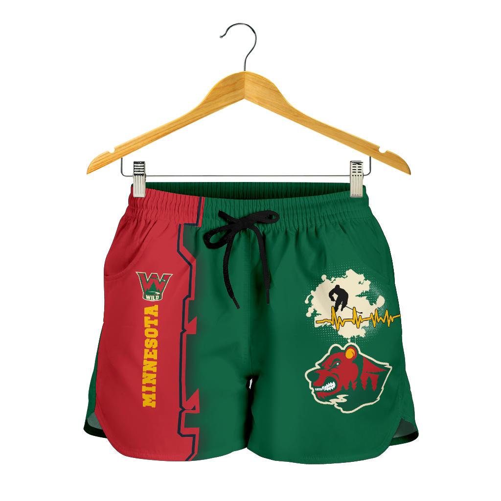 Minnesota Wild Hockey All Over Print Women’s Shorts Special Jersey A31