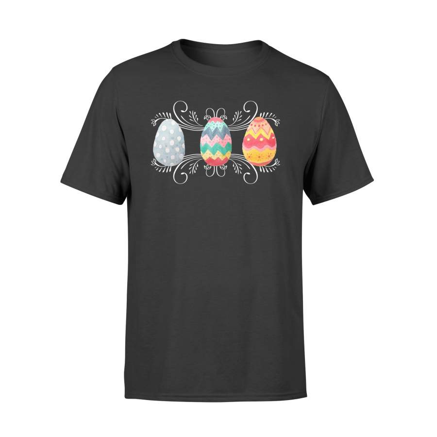 Happy Easter With Decorated Easter Eggs T Shirt