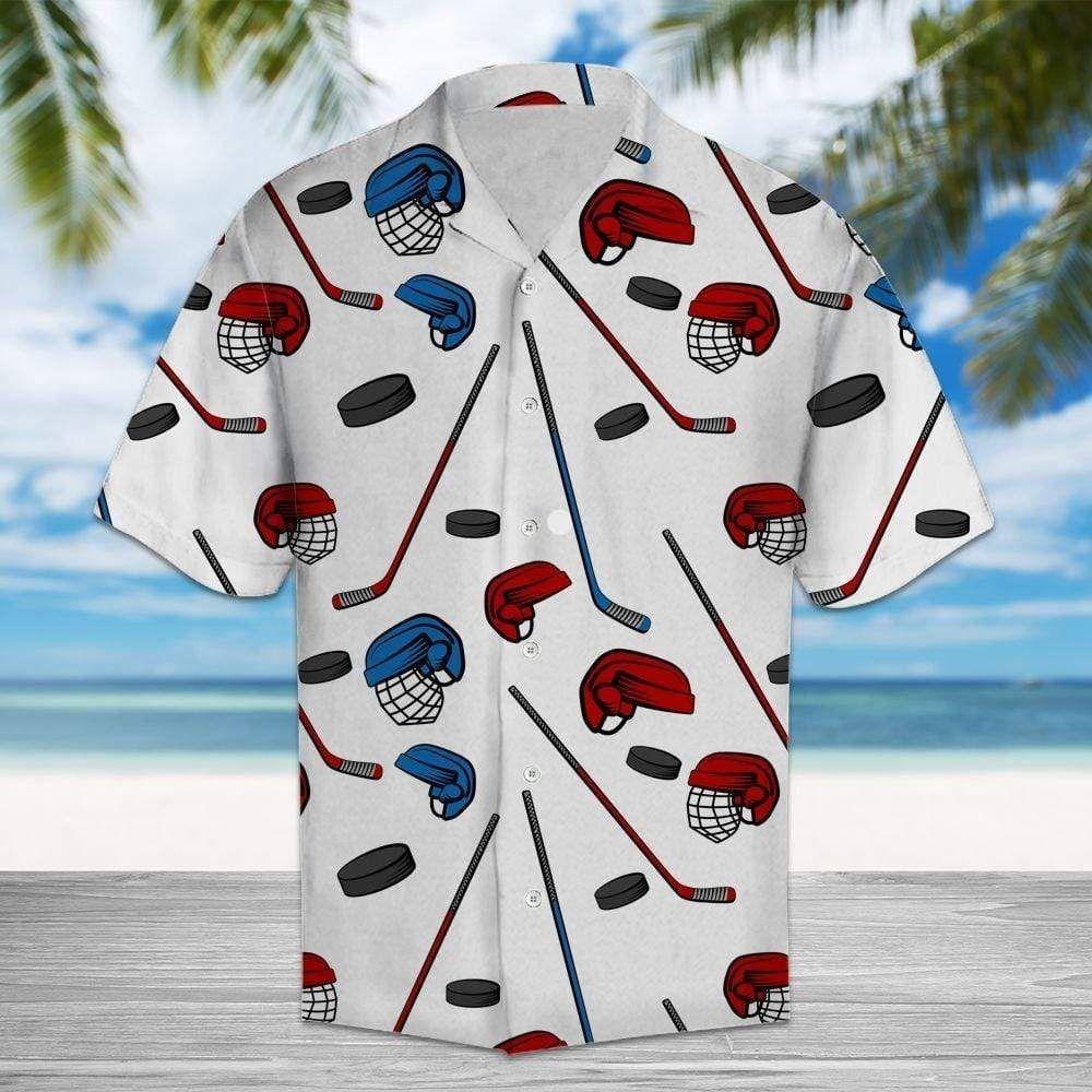 Beach Shirt Shop Hockey Game Strong Summer Vibe Hawaiian Aloha Shirts
