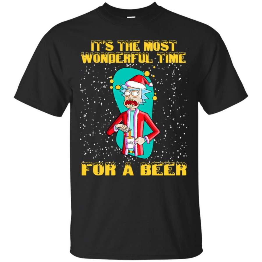 Rick And Morty – It’s Tye Most Wonderful Time For A Beer T-Shirt