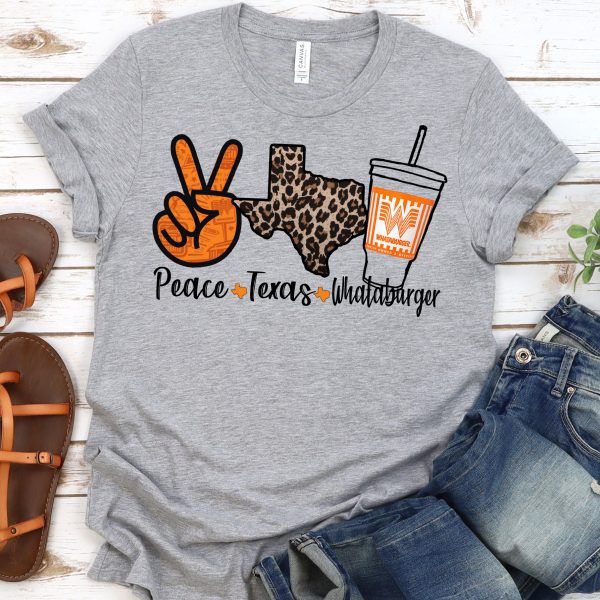 Peace Texas Burger Tee