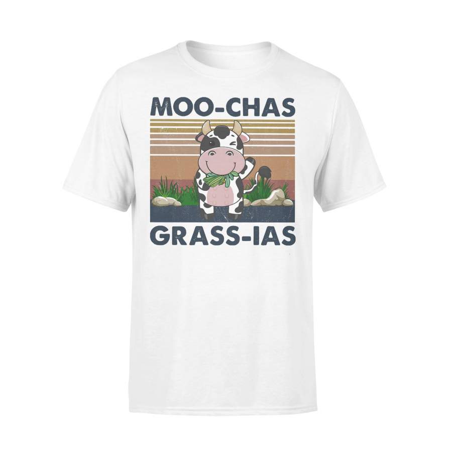 Moo-chas Grass-ias Farm Cow Vintage T-shirt