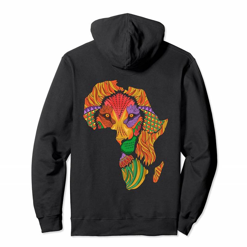 African Lion Face Africa Black History Tribal King Pullover Hoodie, T Shirt, Sweatshirt