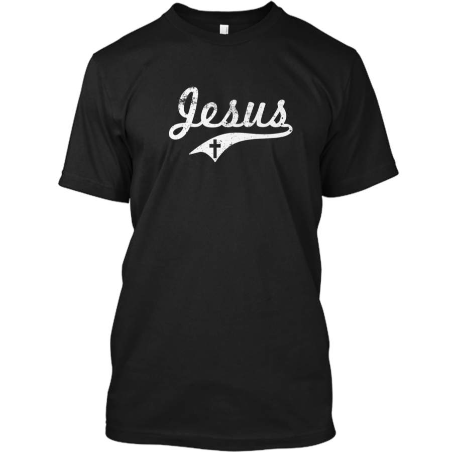 Jesus Christian Faith Cross God Easter Vintage Funny T-Shirt Custom Ultra Cotton