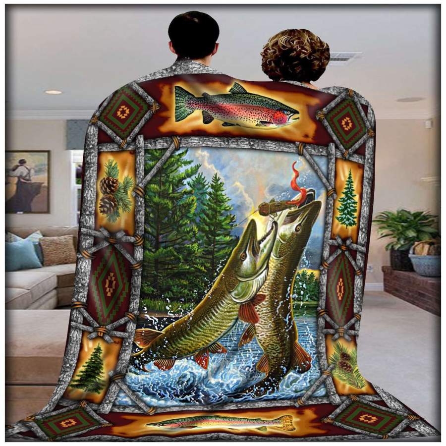 Bass Fishing Blanket Giving Fishing Lovers Trending