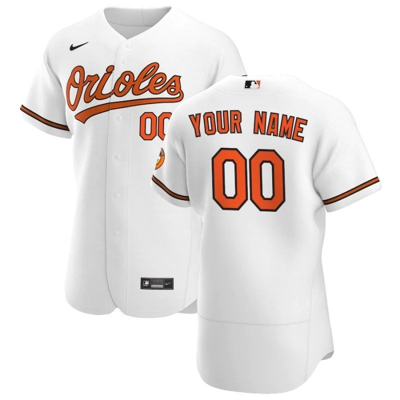 Baltimore Orioles MLB 2020 Personalized Custom White Custom Jersey