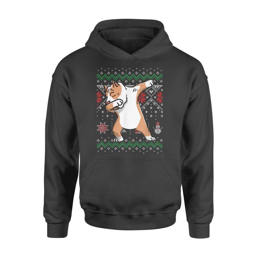 Pitbull Dabbing Ugly Sweater Christmas Gift T-Shirt – Standard Hoodie