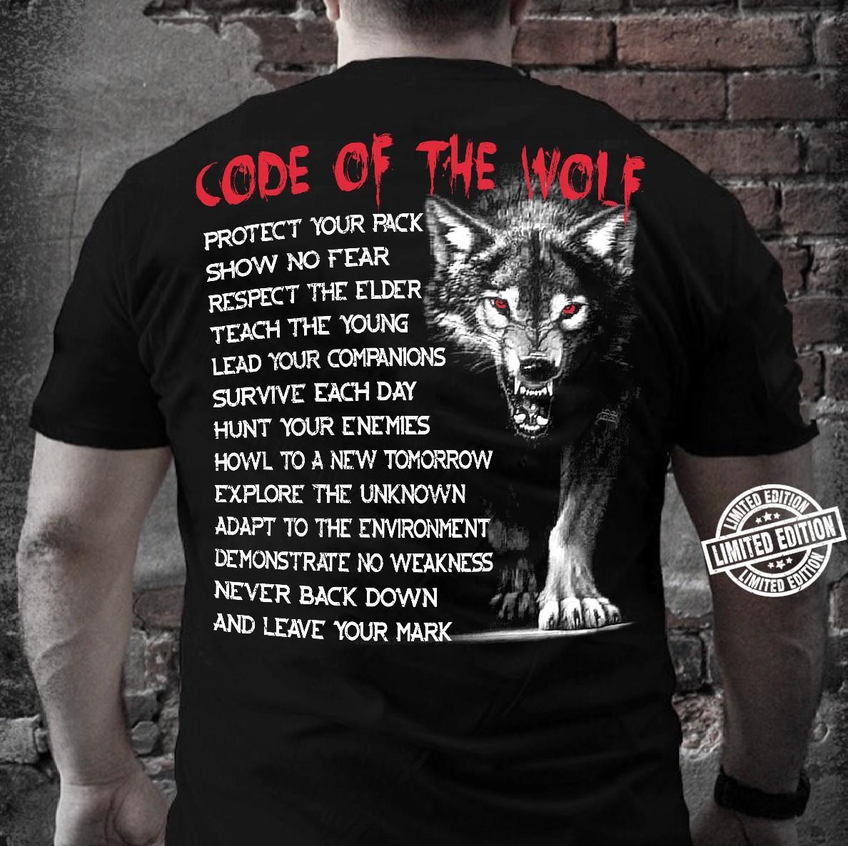 Code Of The Wolf Gift Standard/Premium T-Shirt