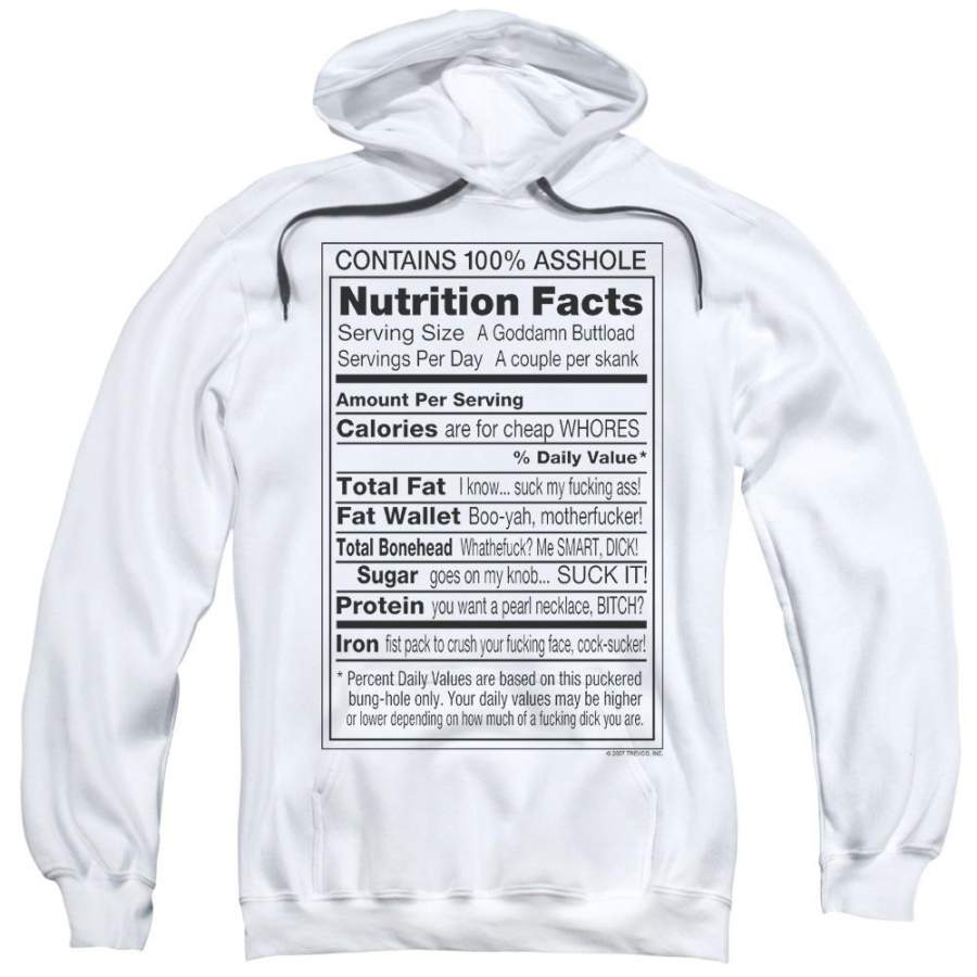 100% Asshole Adult Pull-Over Hoodie