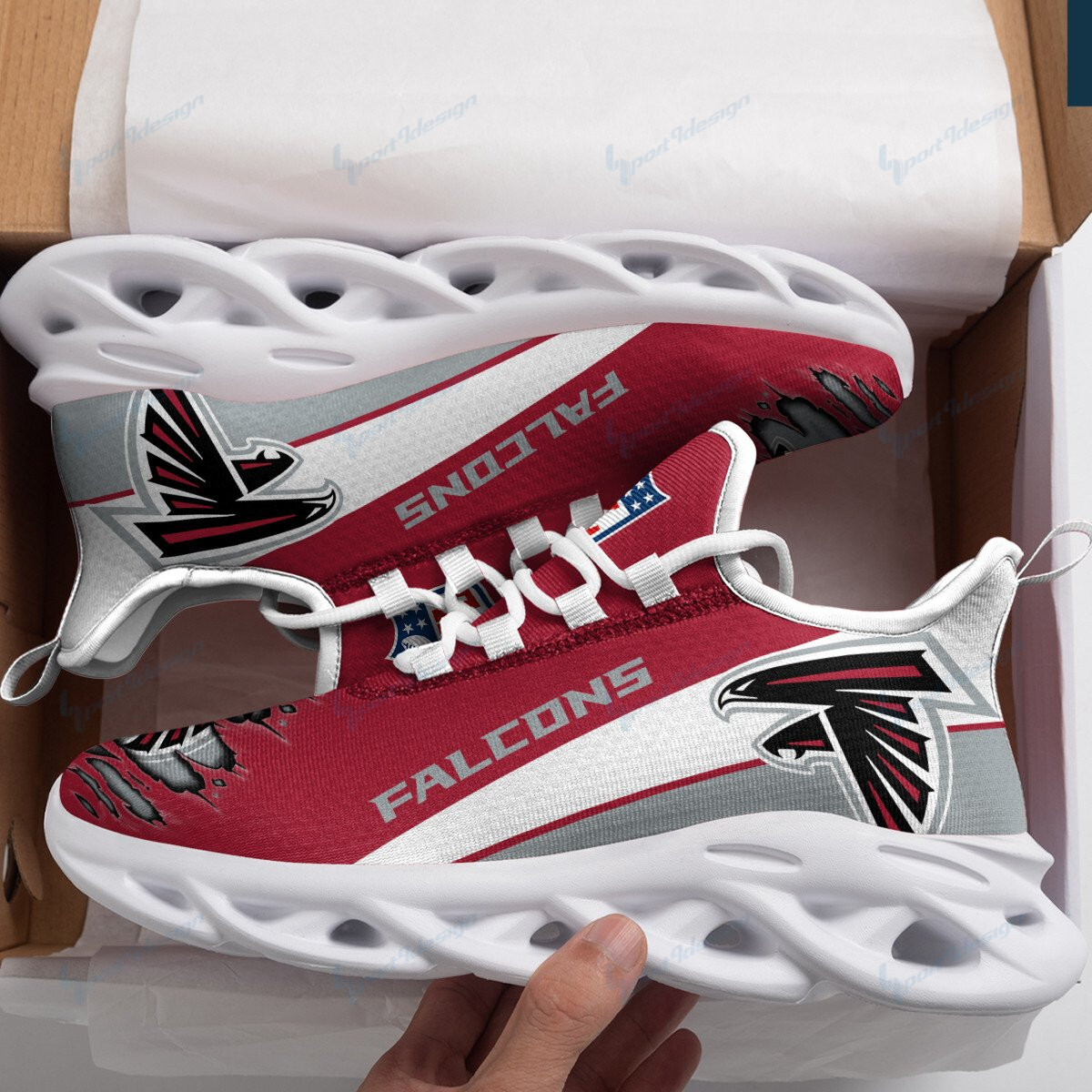 Atlanta Falcons Yezy Running Sneakers 950