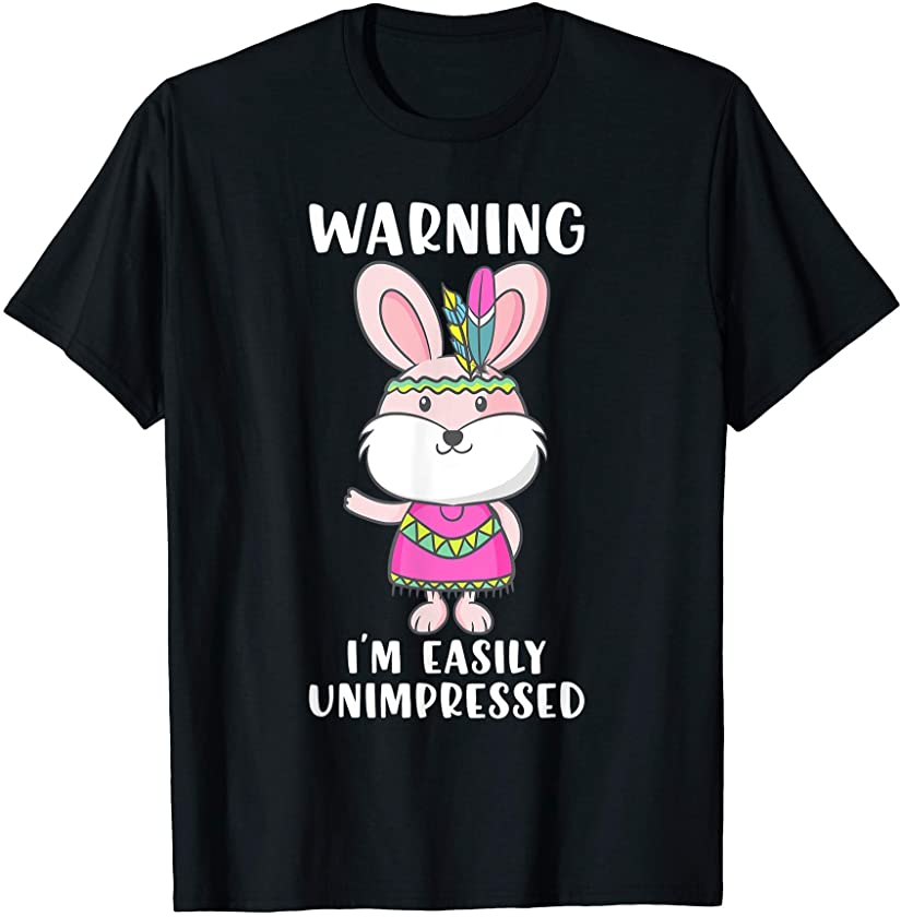 Unimpressed Bunny Rabbit Funny Easter T-Shirt