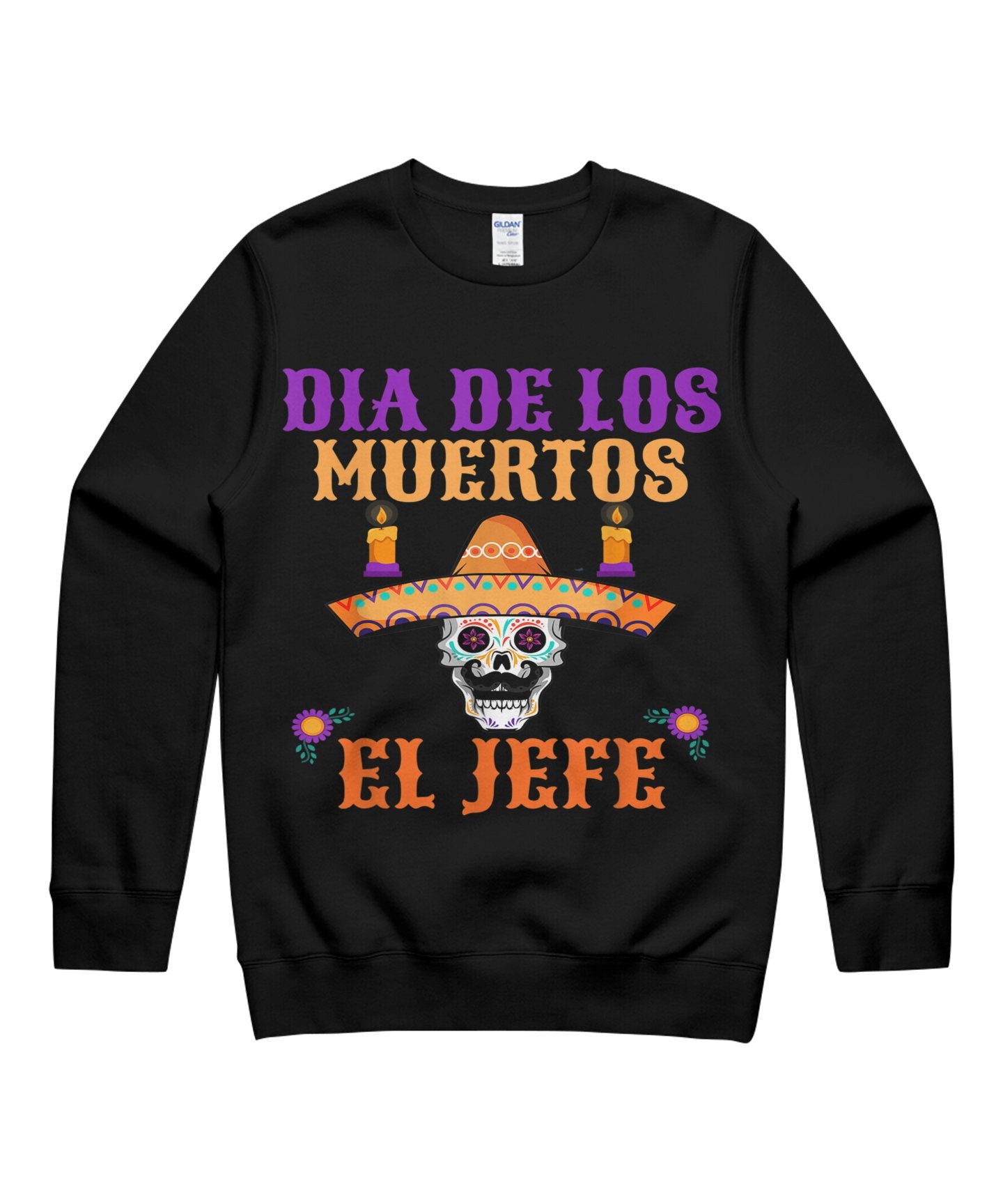 Yo Soy El Jefe Day Of The Dead Dia De Los Muertos T-Shirt Halloween T-Shirt Unisex Crewneck Sweatshirt