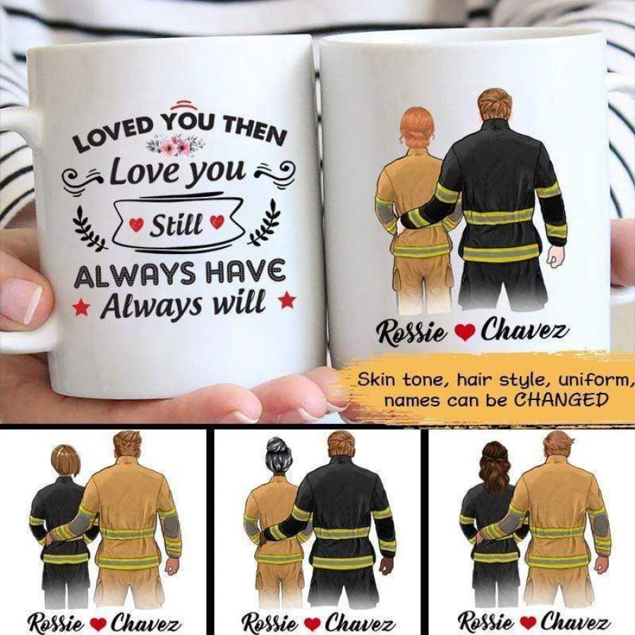 TRL – Both Firefighters Couple Personalized Mug