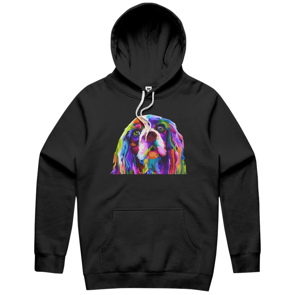 English Cocker Spaniel Pop Art Portrait Dog Owner Hoodie