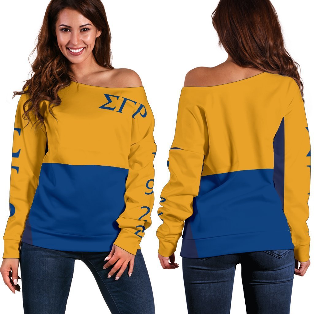 Sigma Gamma Rho Shoulder Sweater