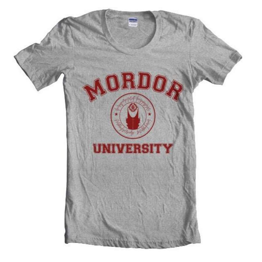 mordor university t shirt