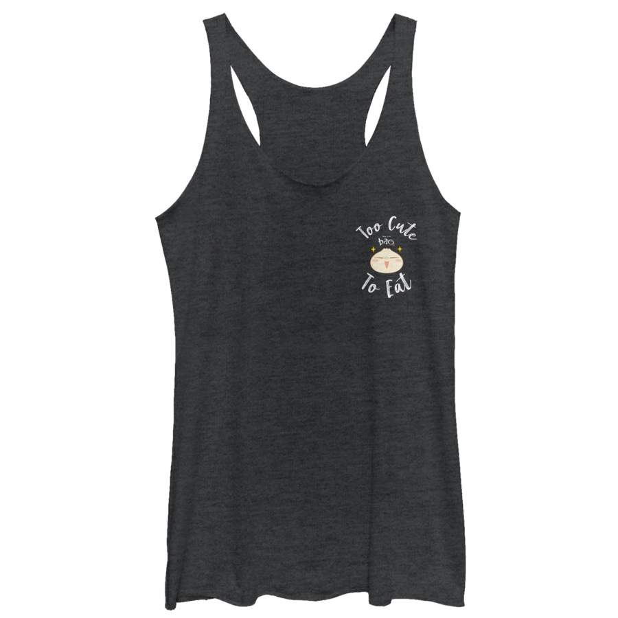 Bao Women’s Too Cute to Eat  Racerback Tank