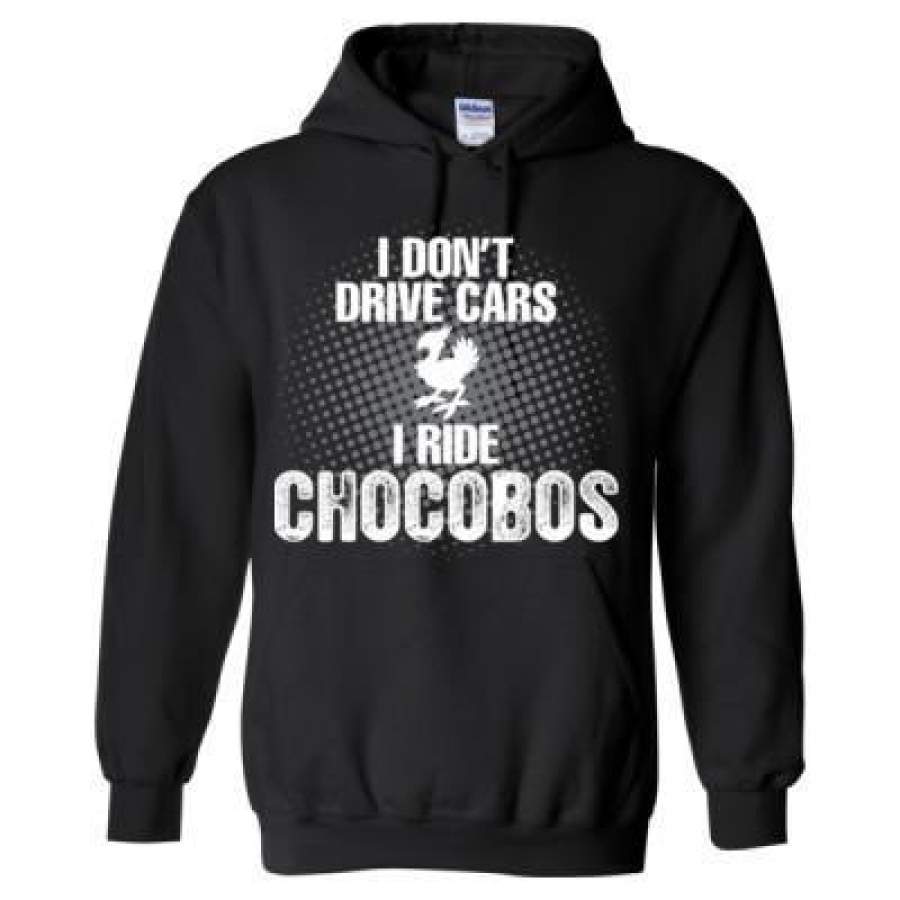 AGR I Do Not Drive Cars I Ride Chocobos – Heavy Blend™ Hooded Sweatshirt