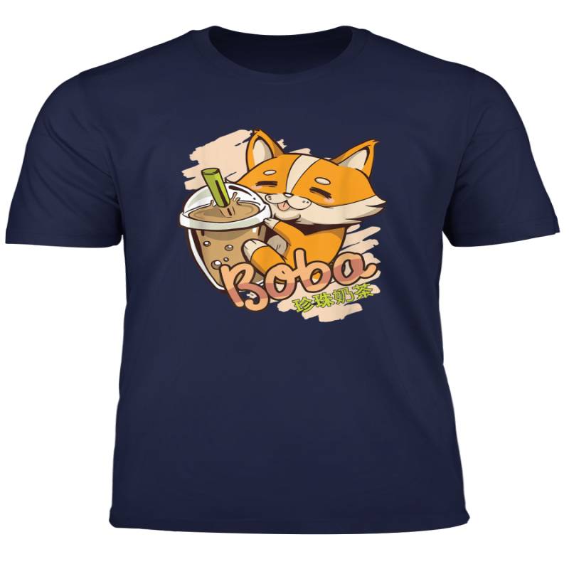 Anime Japanese Aesthetic Kawaii Corgi Dog Bubble Tea Boba T Shirt