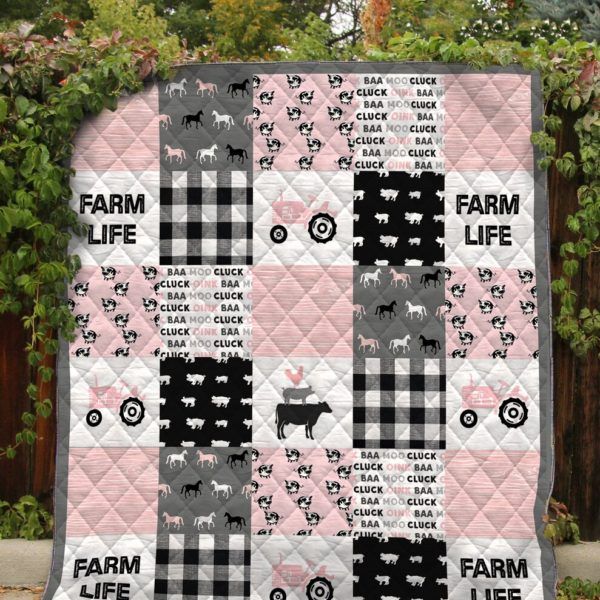 Farm Life Printing Dtn-Qhn00001 3D Quilt Blanket HGM34