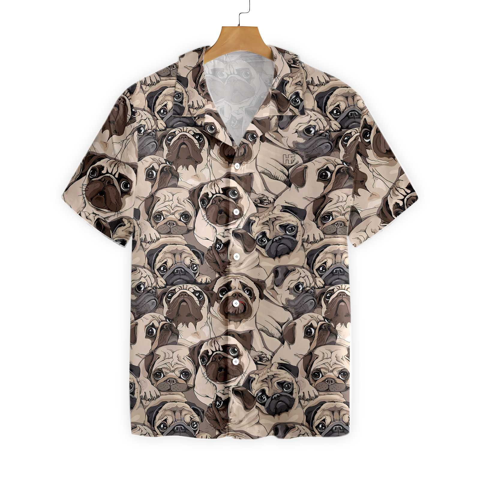 Pug Is My Life Shirt For Men Hawaii Ha90551