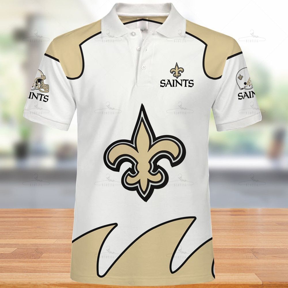 New Orleans Saints Polo Shirts Summer Gift S