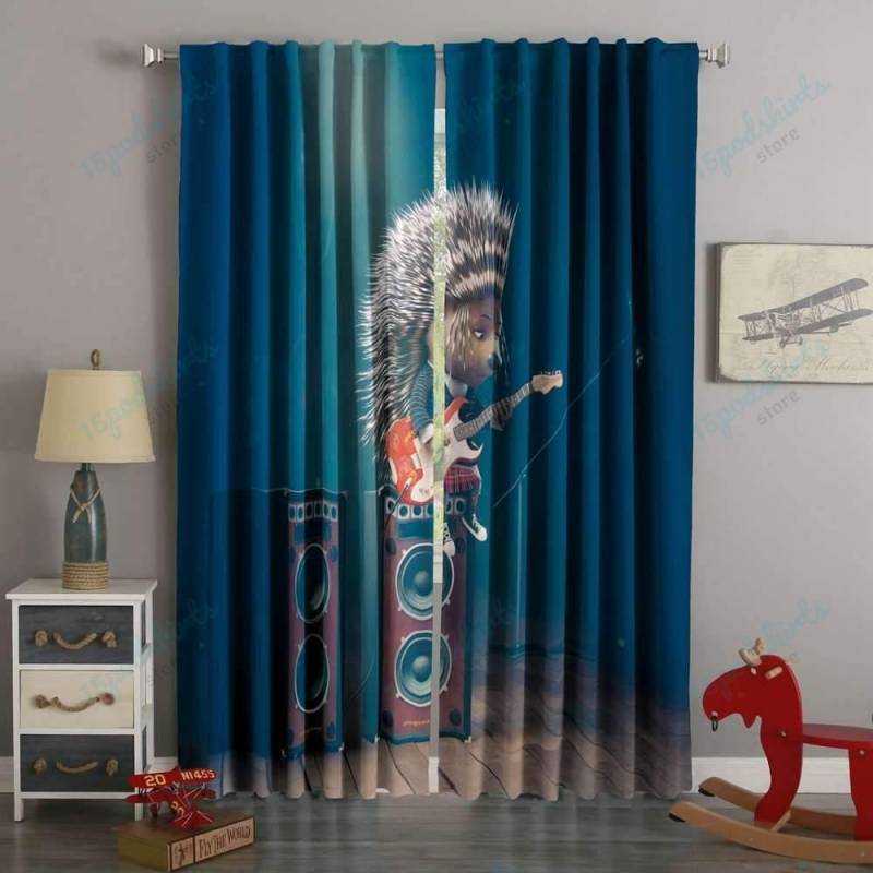 3D Printed Sing Style Custom Living Room Curtains