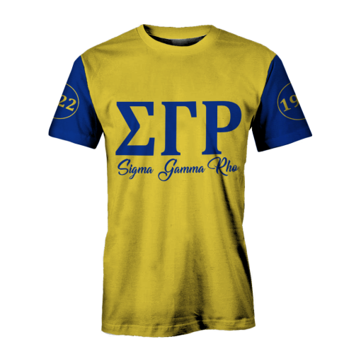 Sigma Gamma Rho 1922 Yellow All Over Print