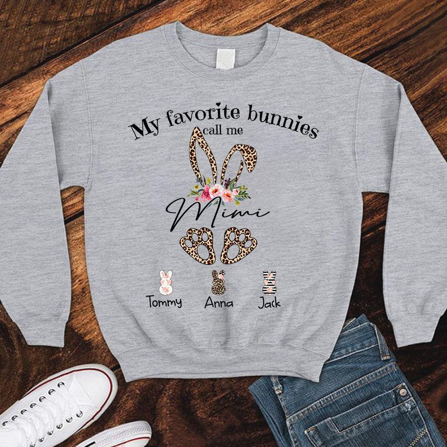 Personalized Sweatshirts Mimi Bunny – Art Gift Unisex T-shirt Hoodie Plus Size S-5xl