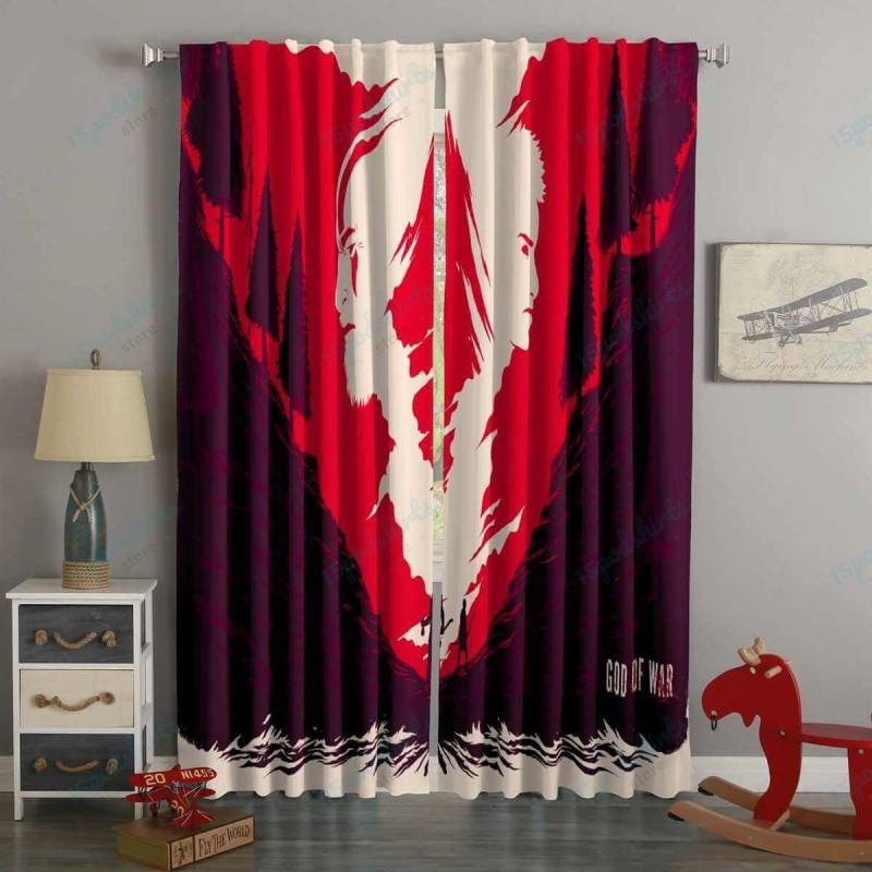 3D Printed God of War 4 Style Custom Living Room Curtains