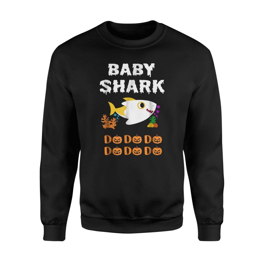 Baby Shark Do Do Do Funny Halloween Pumpkin Halloween Sweatshirt