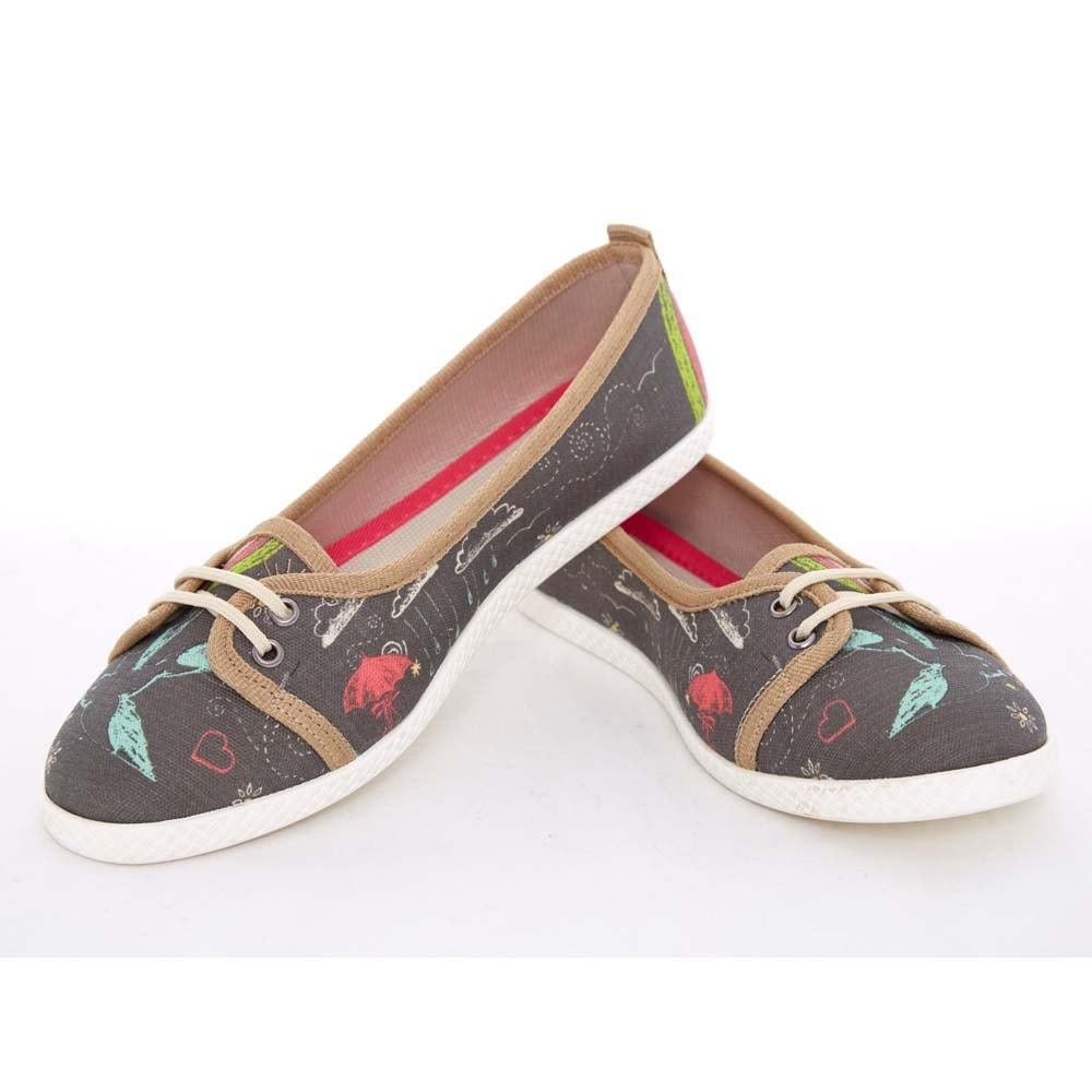 Birds And Stars Slip On Sneakers Shoes Lcs3007