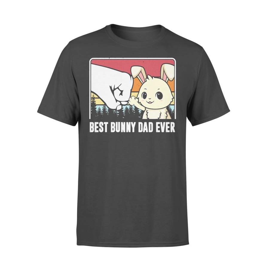 Best Bunny Dad Ever Vintage T-shirt