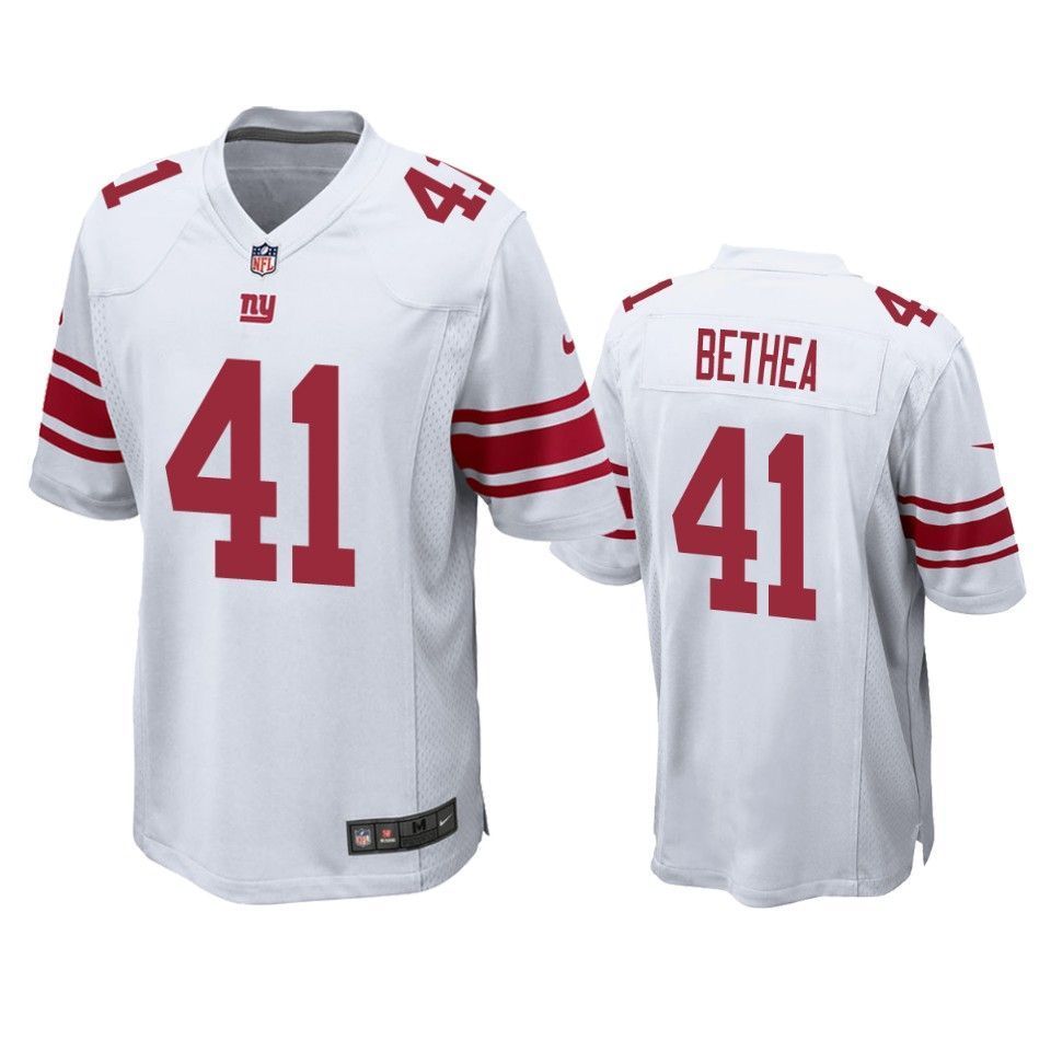 New York Giants Antoine Bethea Game White Mens Jersey