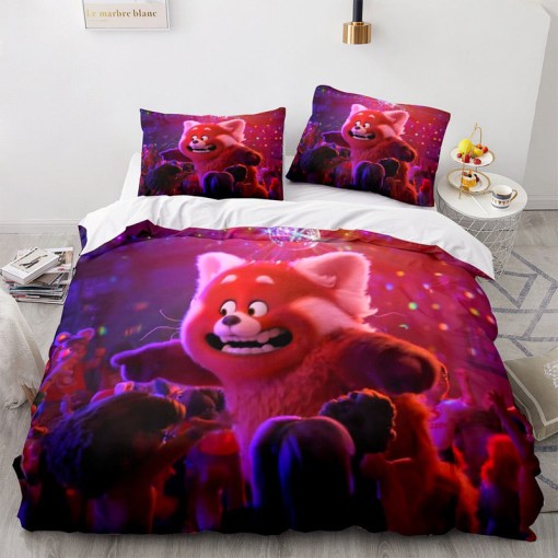 Turning Red 6 Duvet Cover Pillowcase Home Decor 3D Bedding Set 1617