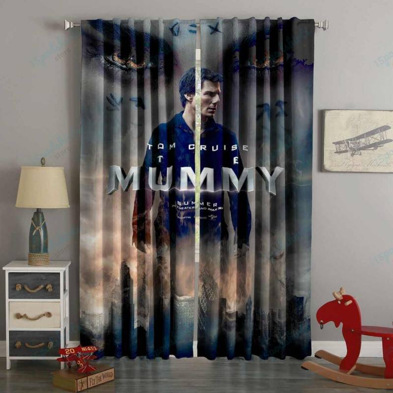 3D Printed The Mummy Style Custom Living Room Curtains