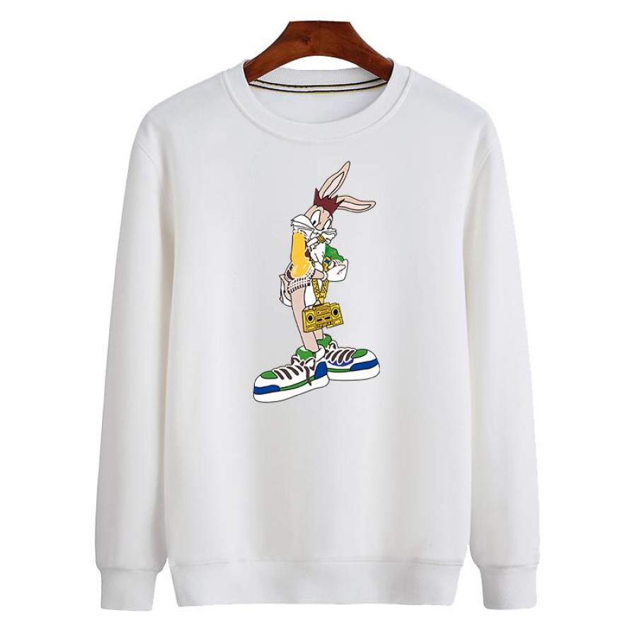 Rabbit Sweatshirt Bunny Clothes Cotton Sweatshirt for Adult