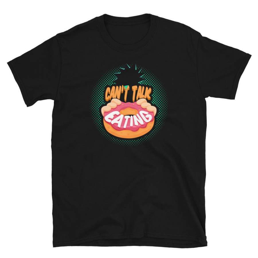 Can’t Talk Eating Donut T-Shirt National Donut Day Shirt Rick Shirt Gift Ideas to Doughnut Donut Lover Best Friends Couple S-3XL T-Shirt