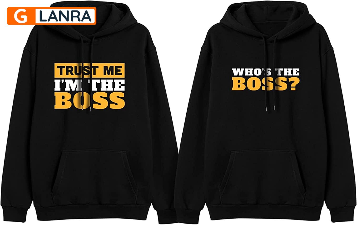 Trust Me I’M The Boss Who’S The Boss Hoodie, Couple Hoodie, Matching Couple Hoodie, Husband Wife Hoodie, Unisex Sweater, Sweatshirt