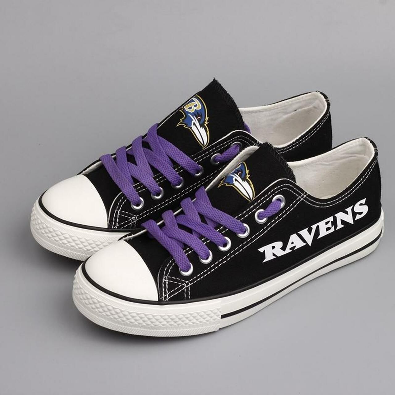 Baltimore Ravens Low Top, Ravens Running Shoes, Tennis Shoes Shoes15170