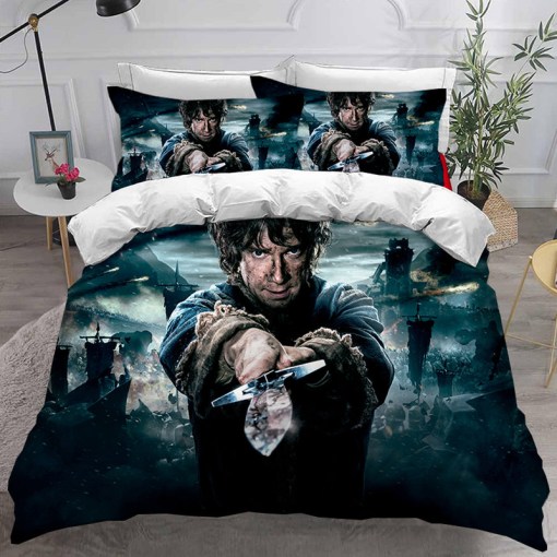 The Lord Of The Rings 3 Duvet Cover Pillowcase Home Decor 3D Bedding Set 6365