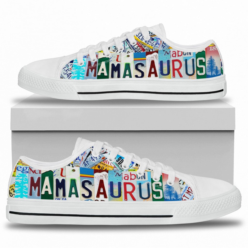 Mamasaurus Mother’S Day – Dinosaur Low Top Shoes