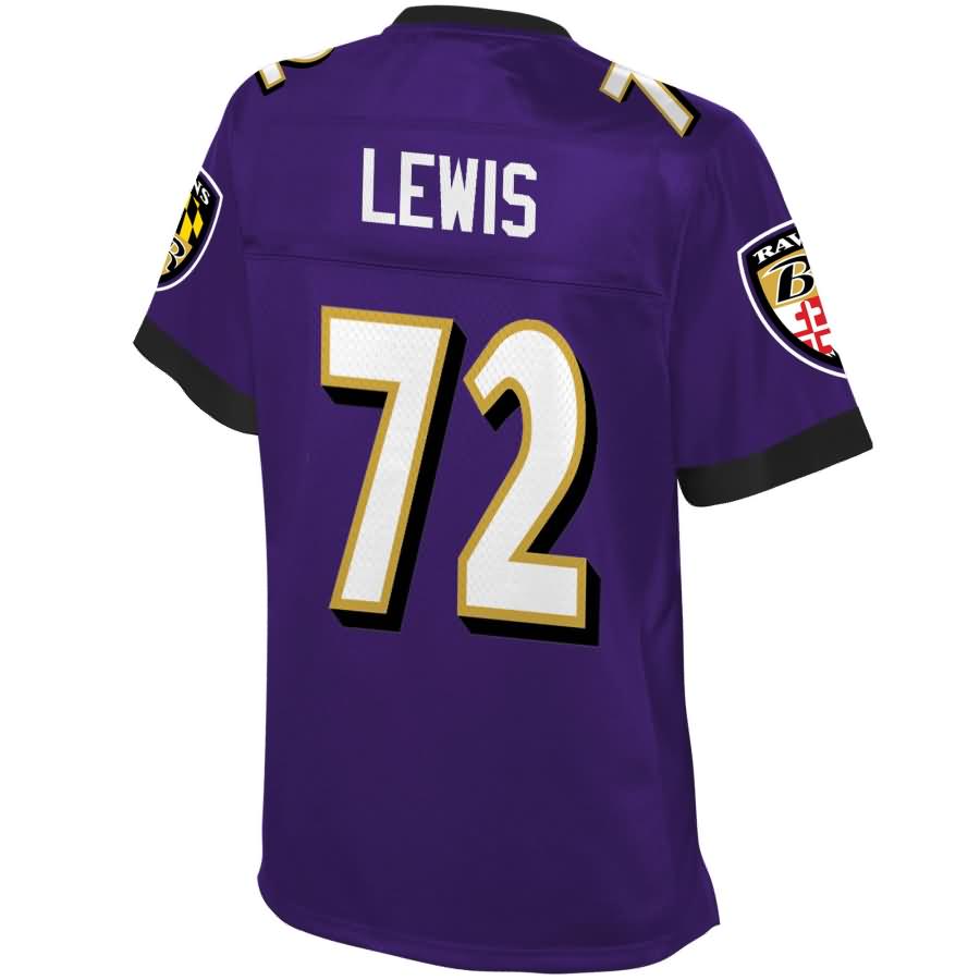 Alex Lewis Baltimore Ravens NFL Pro Line Womens Player Jersey – Purple