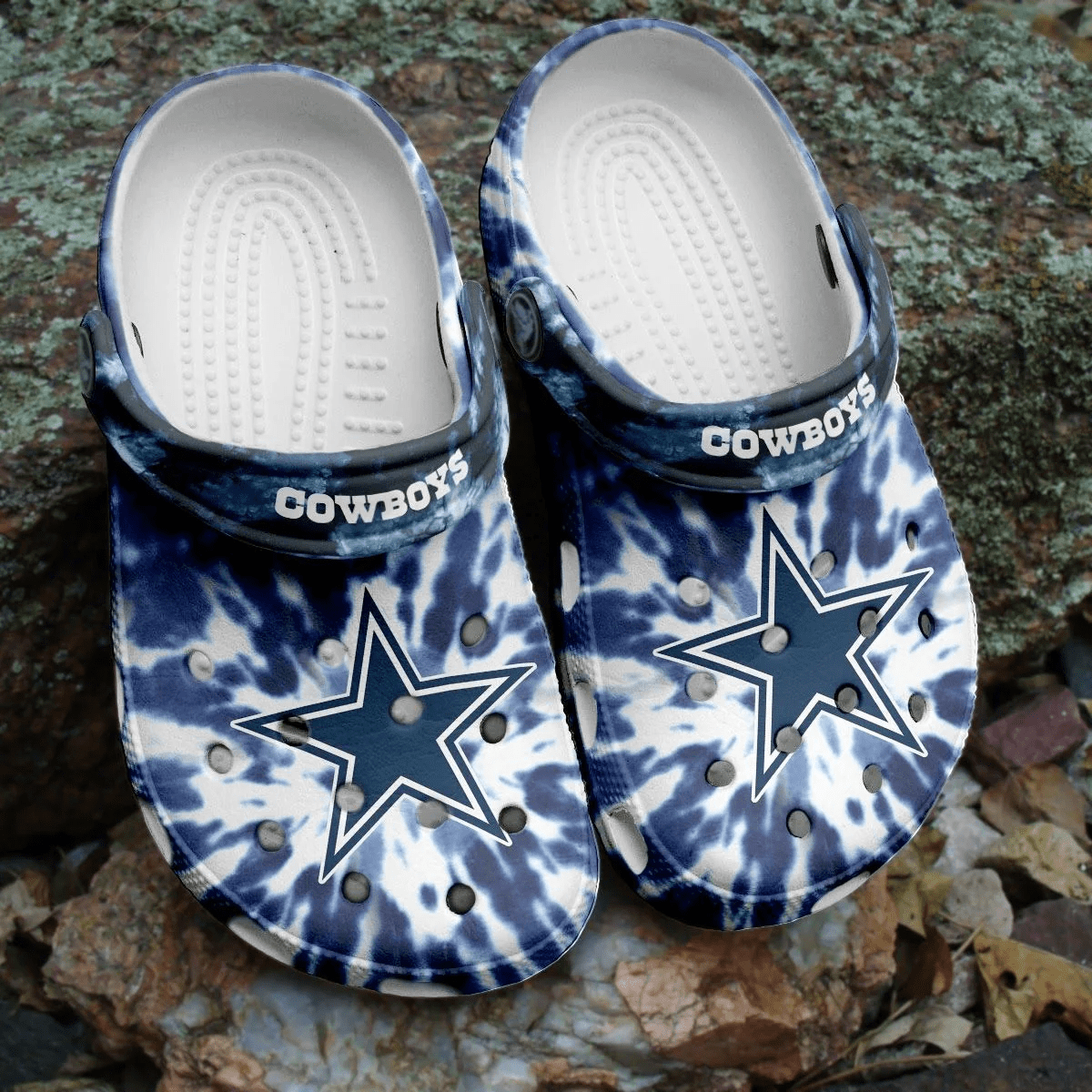 NFL Dallas Cowboys Football Crocss Crocband Clogs Shoes Comfortable For Men Women