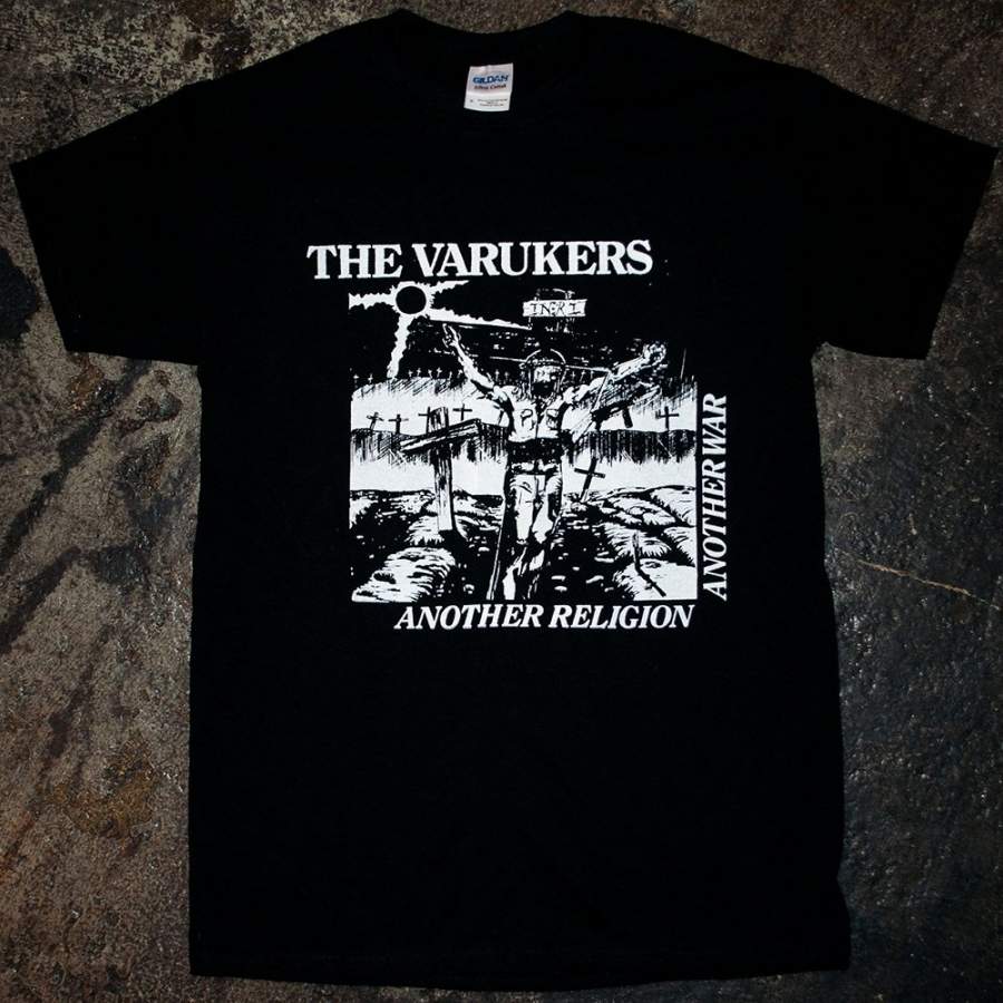 The Varukers Another Religion Another War Custom Mens Short Sleeve O Neck T-Shirt