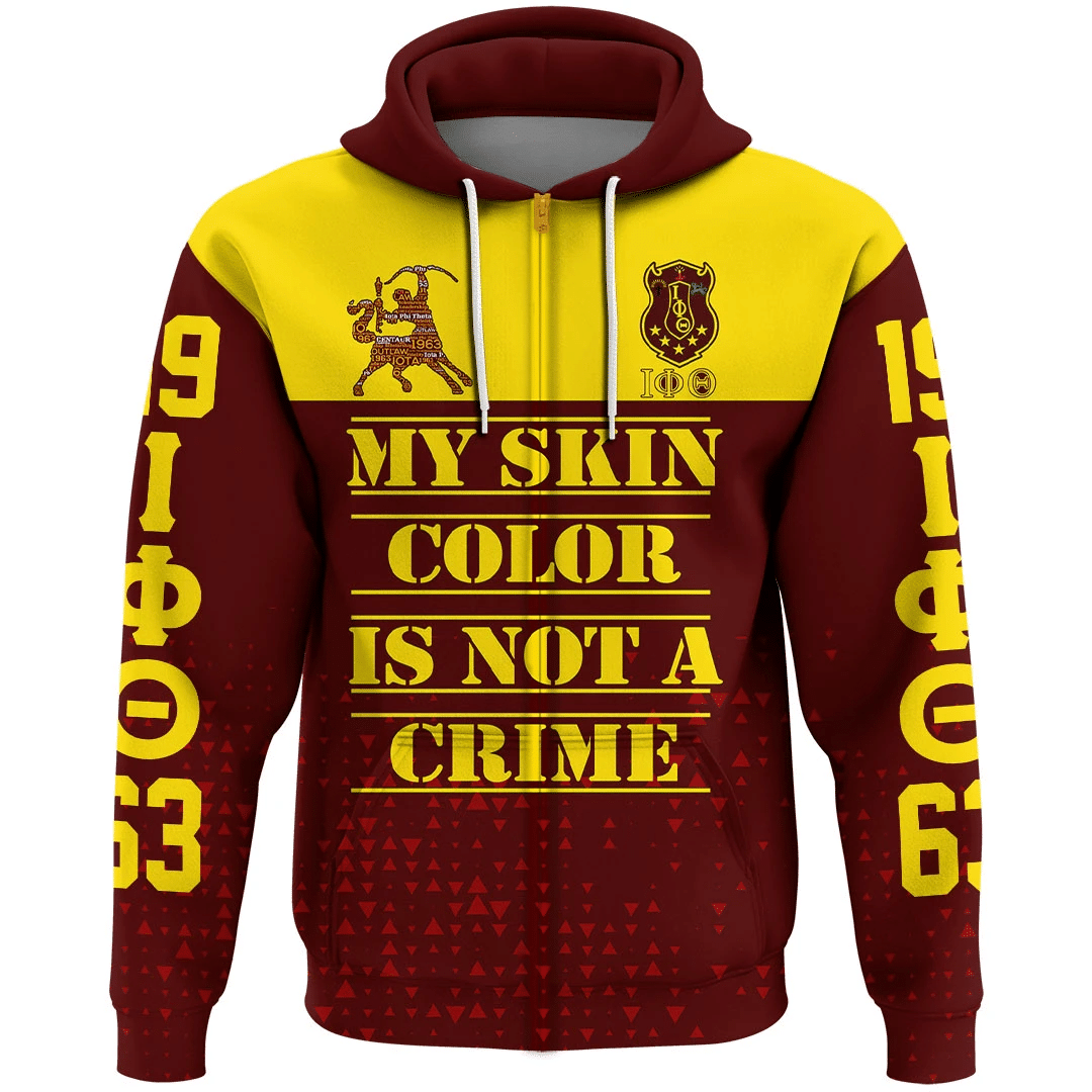 Fraternity Hoodie – Iota Phi Theta Zip Hoodie