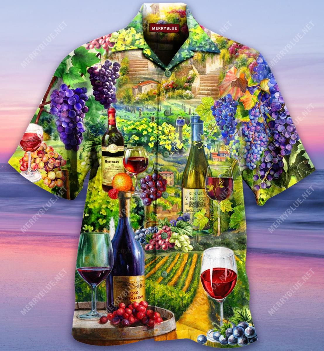 Vineyard Nature Is The Art Of God Aloha Hawaiian Shirt Colorful Short Sleeve Summer Beach Casual Shirt For Men And Women